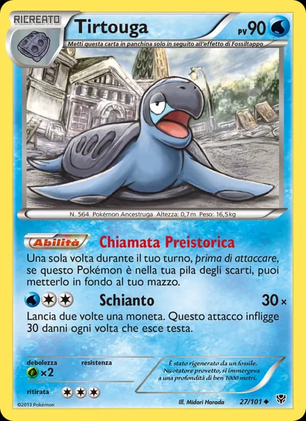 Tirtouga card in Italian
