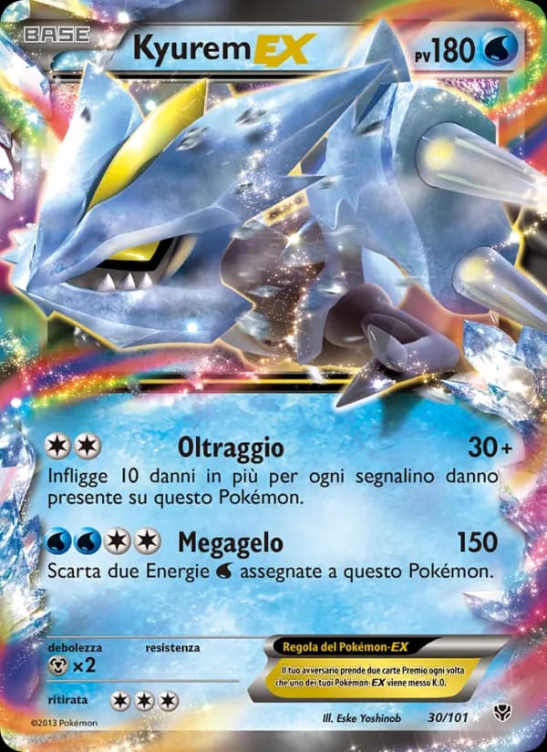 Kyurem-EX card in Italian