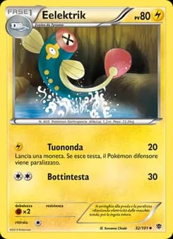 Eelektrik card in Italian