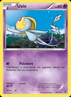 Uxie card in Italian