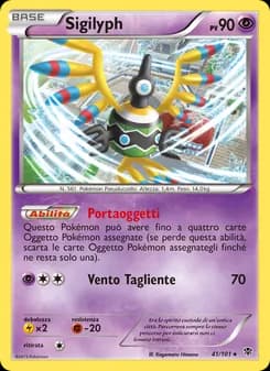 Sigilyph card in Italian