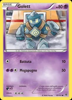 Golett card in Italian