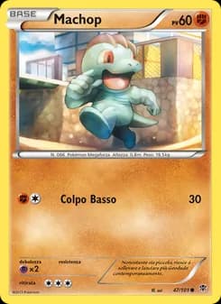 Machop card in Italian
