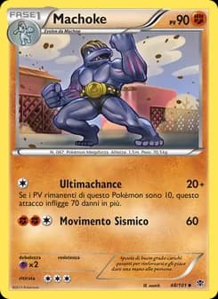 Machoke card in Italian
