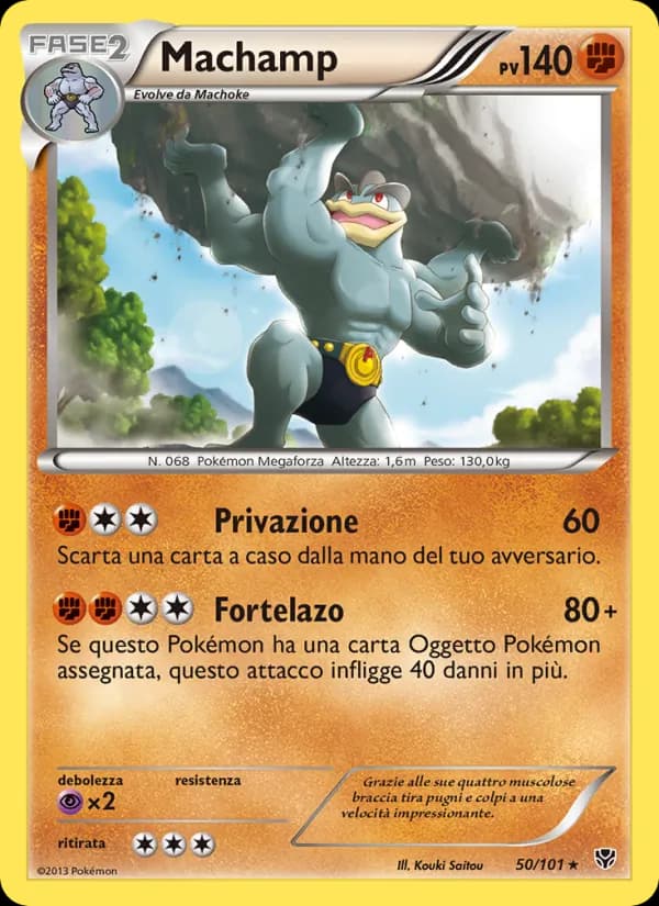 Machamp card in Italian