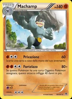 Machamp card in Italian