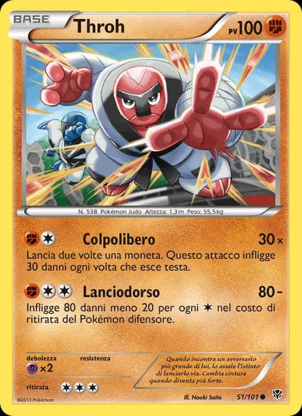 Throh card in Italian