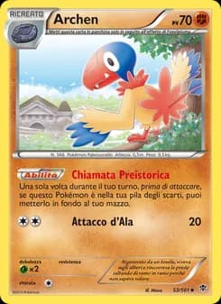 Archen card in Italian