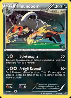 Houndoom card in Italian