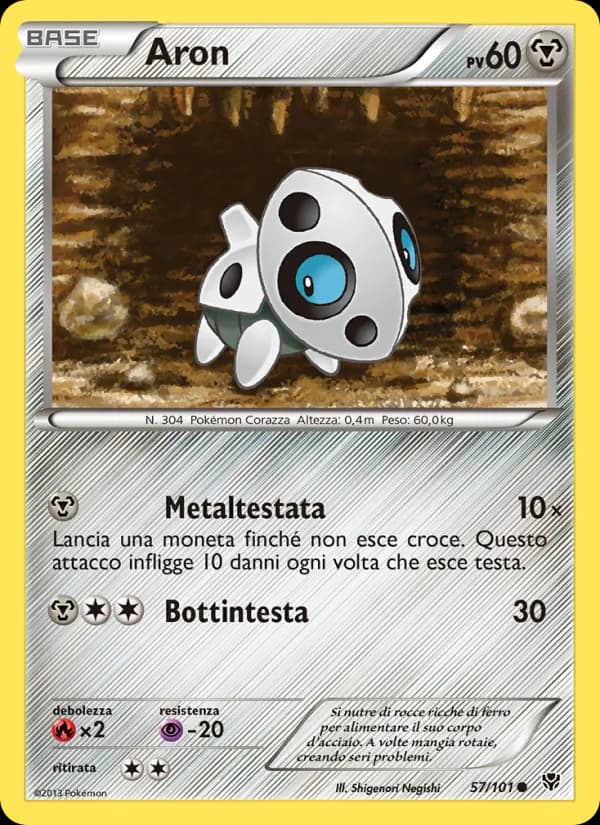 Aron card in Italian