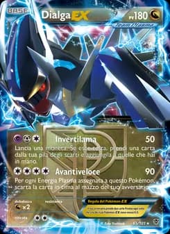 Dialga-EX card in Italian