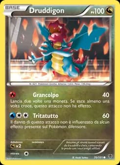 Druddigon card in Italian