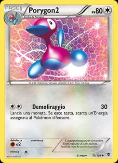Porygon2 card in Italian
