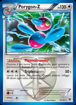Porygon-Z card in Italian