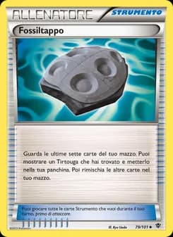 Fossiltappo card in Italian