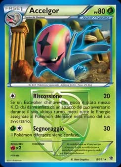 Accelgor card in Italian