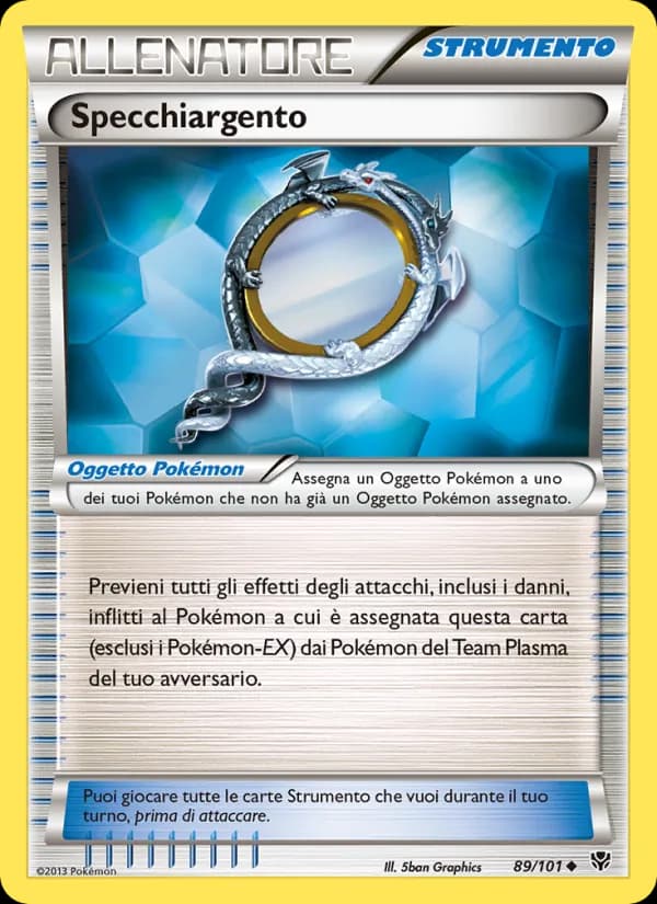 Specchiargento card in Italian