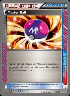 Master Ball card in Italian