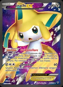 Jirachi-EX card in Italian