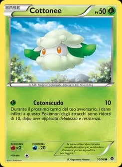 Cottonee card in Italian