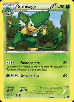 Simisage card in Italian