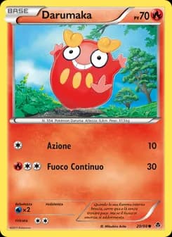 Darumaka card in Italian