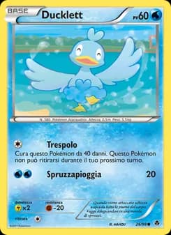 Ducklett card in Italian