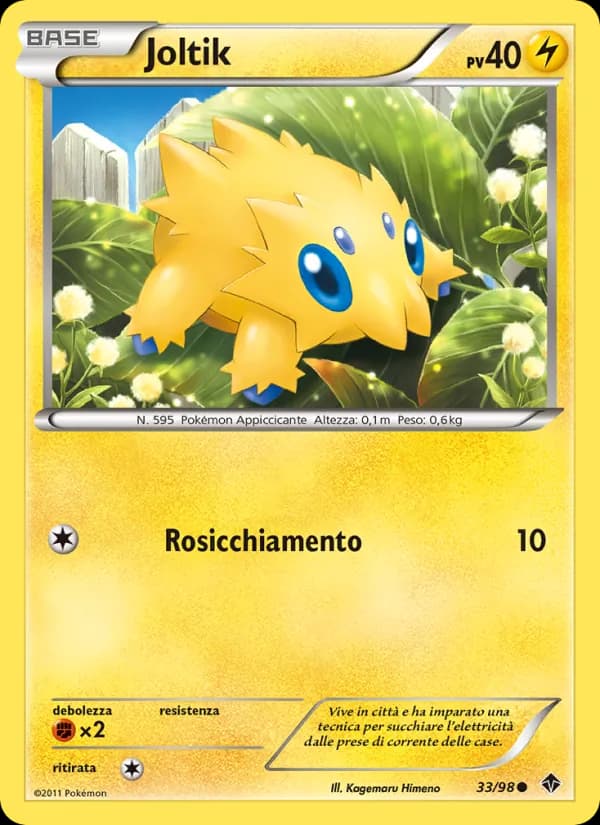 Joltik card in Italian