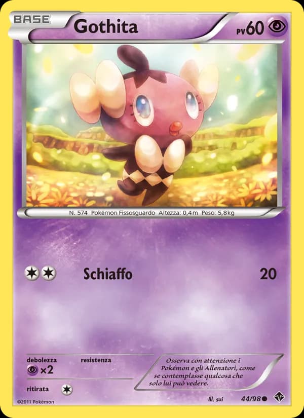 Gothita card in Italian