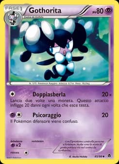 Gothorita card in Italian