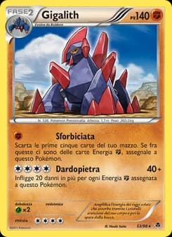 Gigalith card in Italian