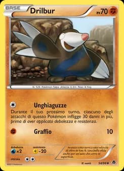 Drilbur card in Italian