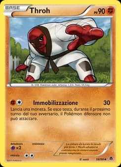 Throh card in Italian