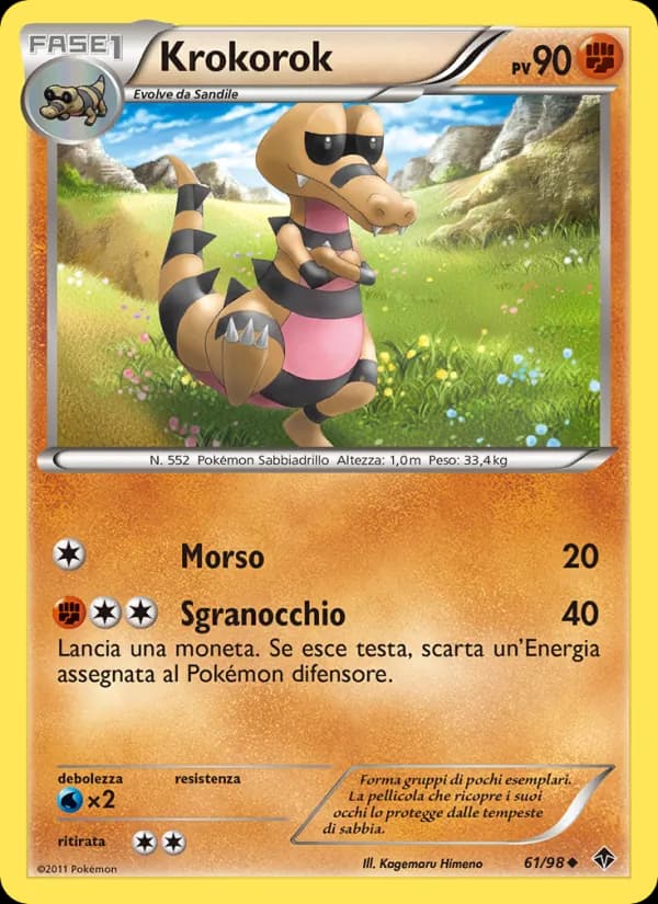 Krokorok card in Italian