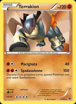 Terrakion card in Italian