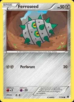 Ferroseed card in Italian