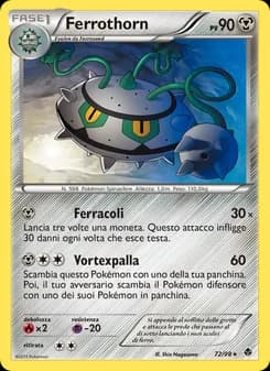 Ferrothorn card in Italian
