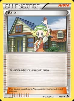 Belle card in Italian