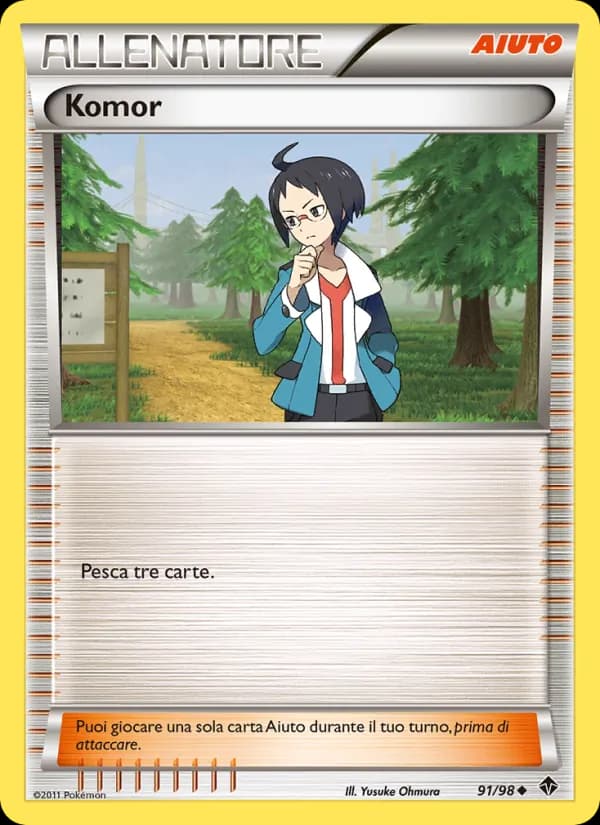 Komor card in Italian