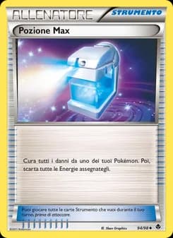 Pozione Max card in Italian