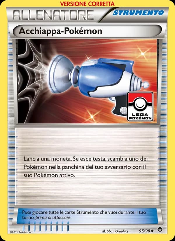 Acchiappa-Pokémon card in Italian