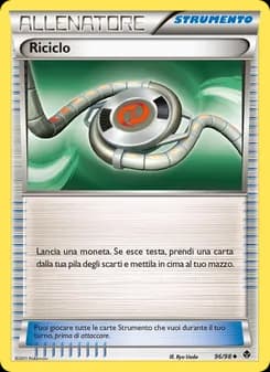 Riciclo card in Italian