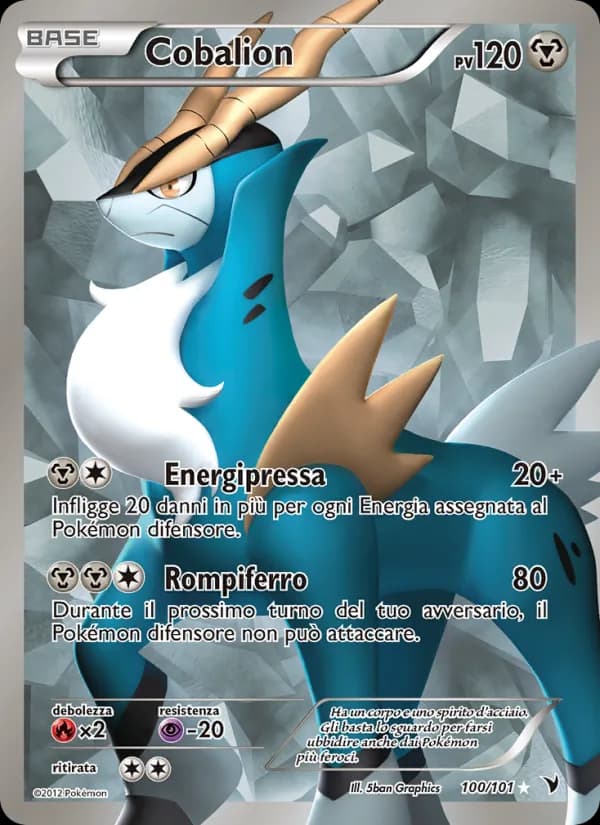 Cobalion card in Italian