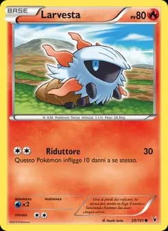 Larvesta card in Italian