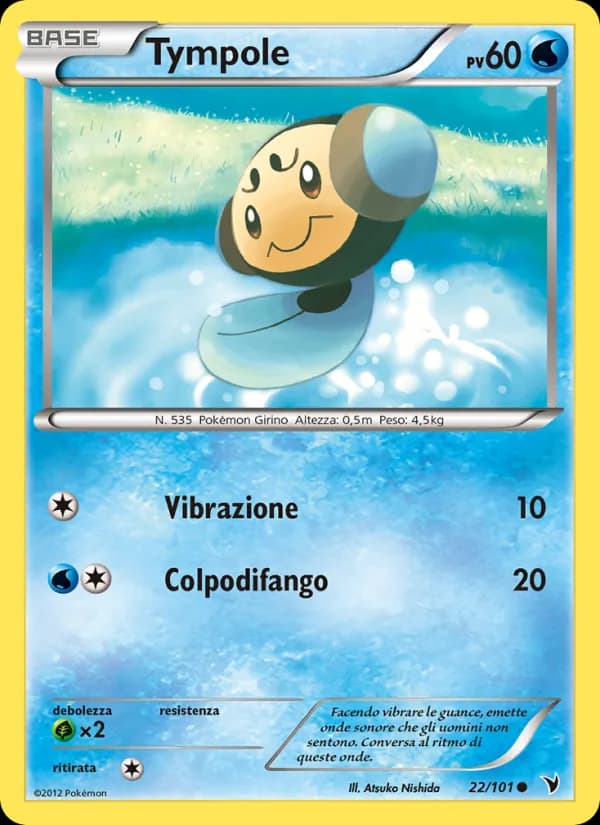 Tympole card in Italian