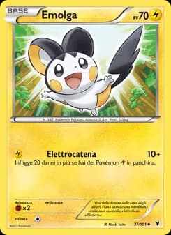 Emolga card in Italian