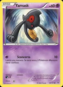 Yamask card in Italian