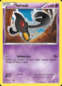 Yamask card in Italian