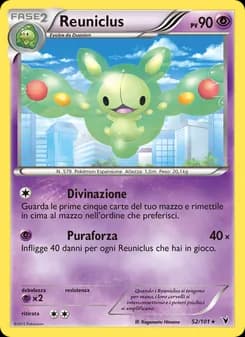 Reuniclus card in Italian