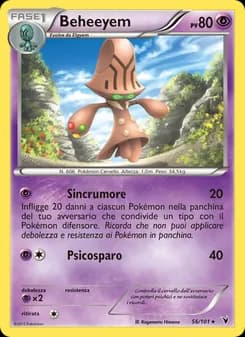 Beheeyem card in Italian